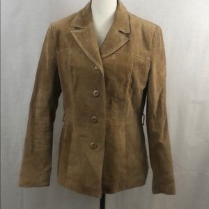 Wilson’s Leather Tan Suede Maxima Coat